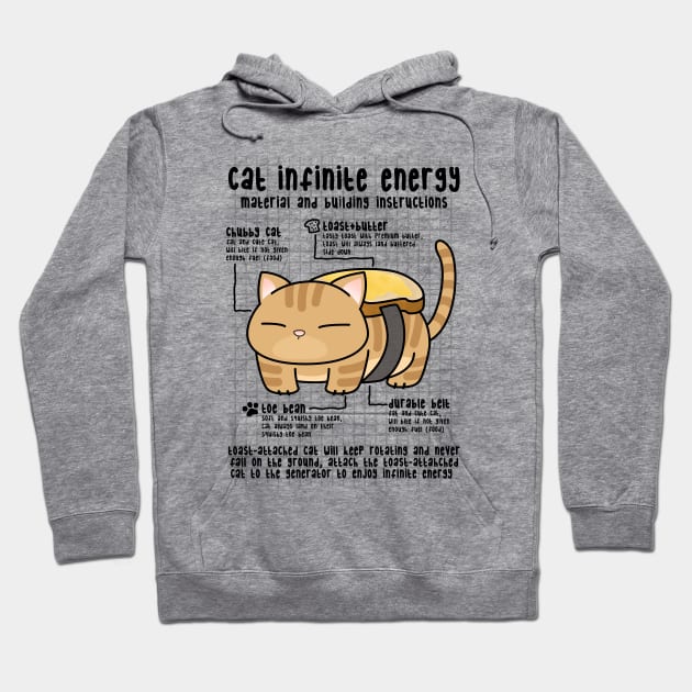 Cat Infinite Energy Hoodie by Takeda_Art